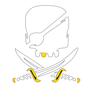 SWL PIRATES LOGO OUTLINED